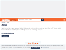 Tablet Screenshot of banen.kelkoo.nl
